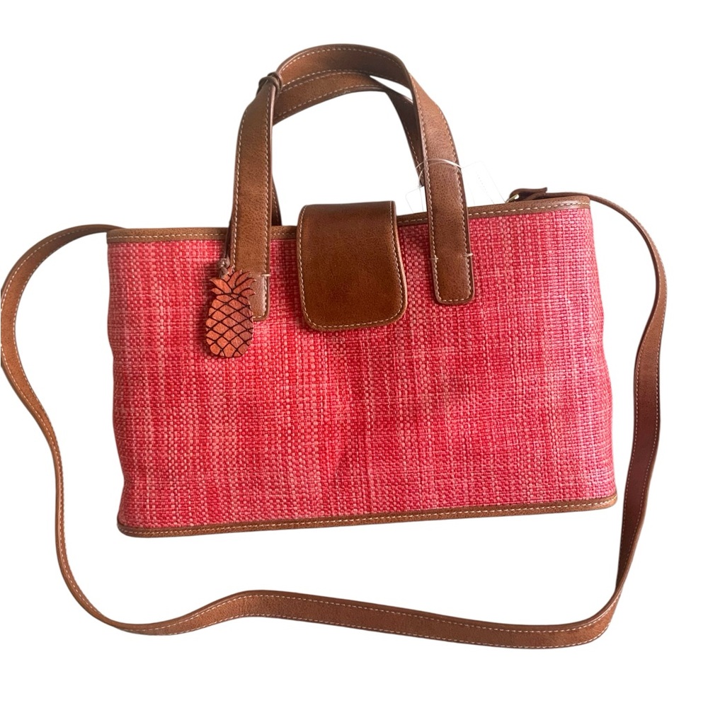 NWT Liz Claiborne Crossbody Tote Bag Pink